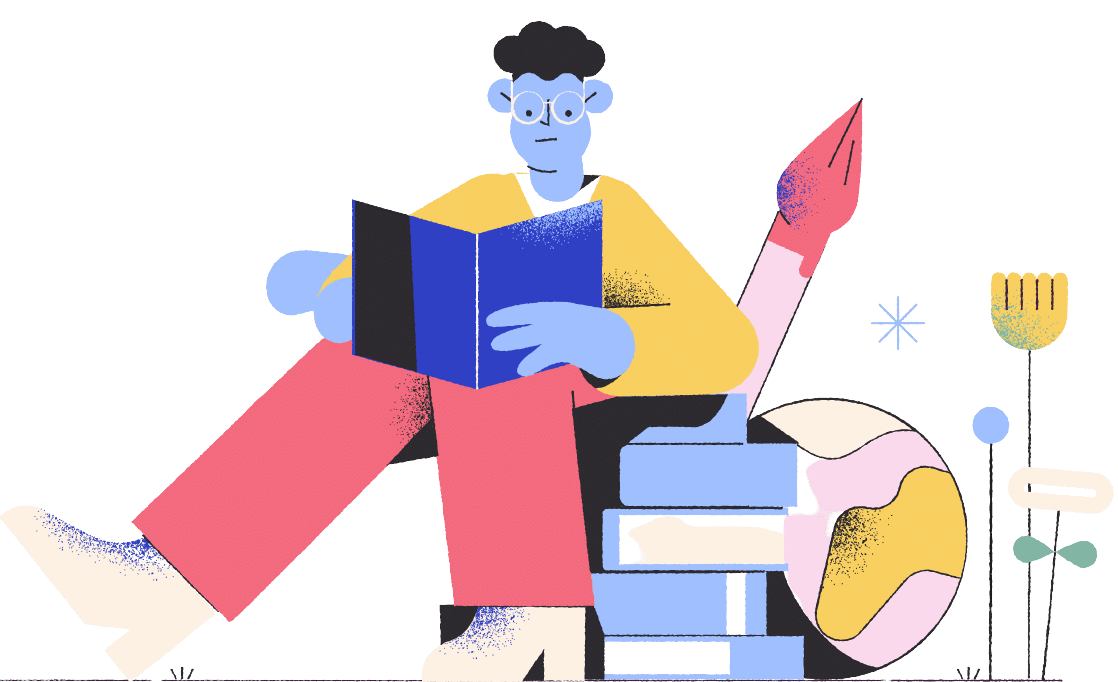 Adult learner reading at home: Academikx supports busy students when life gets in the way