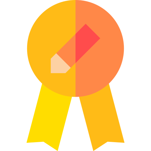 Award ribbon icon for vetted US-based online class tutors